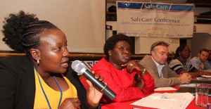 SLIDER Millicent Olulo Orera, PharmAccess, speaking at SafeCare Conference 2013